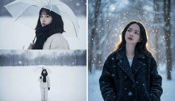 Dân mạng 'phát sốt' với trào lưu tạo ảnh tâm trạng giữa tuyết trắng bằng AI
