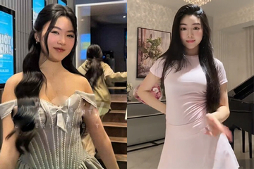 Con gái MC Quyền Linh để lộ diện mạo khác lạ sau khi bị soi ngoại hình tăng cân