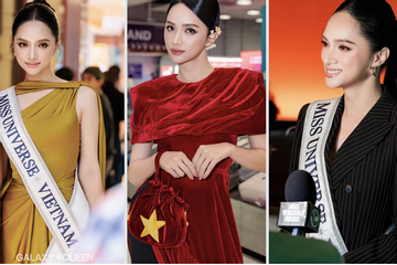 Giữa 'biến căng' của Miss Universe, 'soi' lại gu thời trang của Hương Giang khiến fan trầm trồ