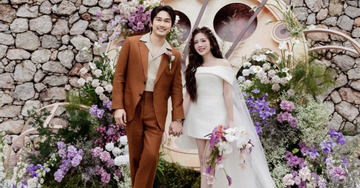 Diễn viên Ngọc Huyền xinh như công chúa trong đám cưới với Đình Tú