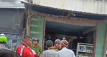 Hai mẹ con tử vong tại nhà, trên người có nhiều vết chém