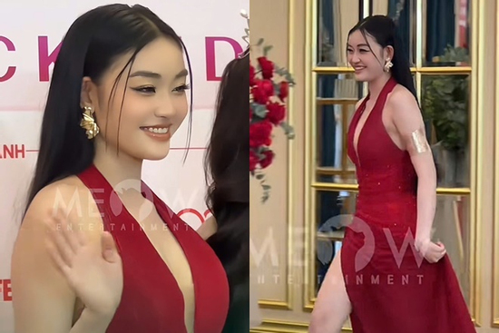 Hoa hậu Yến Nhi lộ vóc dáng phát tướng sau 2 tuần trở về từ Miss Grand International