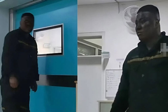 'Người cha đen nhẻm' chạy từ hầm mỏ đến bệnh viện chờ vợ sinh gây xúc động