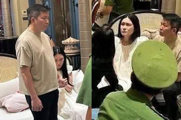 Rò rỉ ảnh Đoàn Di Băng bật khóc, diện mạo tiều tụy khi cơ quan chức năng khám xét nhà riêng