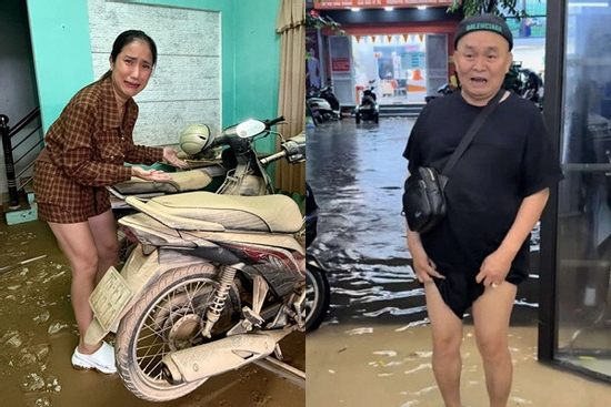 Cảnh tượng hoang tàn trong căn nhà ở Huế của MC Cát Tường sau lũ