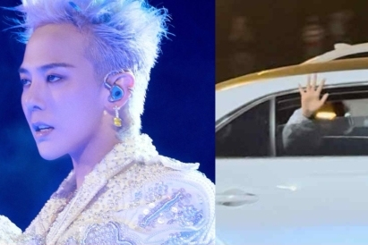 G-Dragon đáp chuyên cơ riêng đến Hà Nội, vẫy tay chào fan Việt
