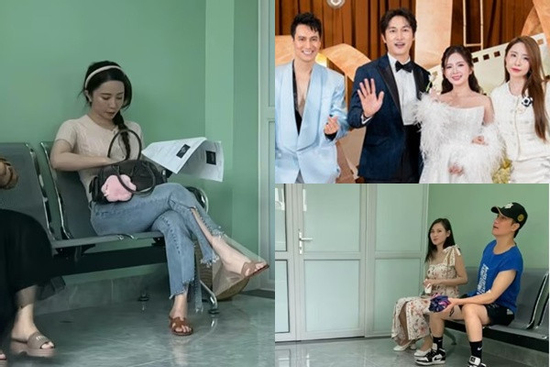 Quỳnh Nga - Việt Anh hiếm hoi cùng xuất hiện sau tin đồn đi khám thai