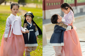 Bộ ảnh du lịch Hàn Quốc của 2 nhóc tì nhà Đàm Thu Trang - Cường Đô La gây sốt