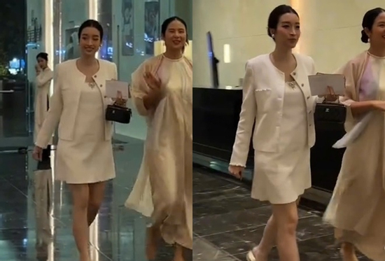 Đỗ Mỹ Linh lộ bụng nhô cao thấy rõ tại đám cưới Đỗ Hà, nghi vấn bầu bí lần 2?