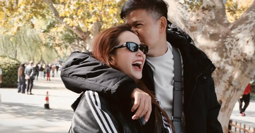 Minh Hằng tình tứ với chồng doanh nhân tại Trung Quốc