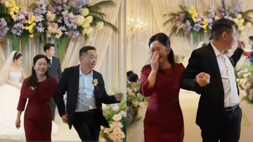 Dân mạng cười bò khi xem clip bố nhảy ăn mừng vì con trai đi lấy vợ