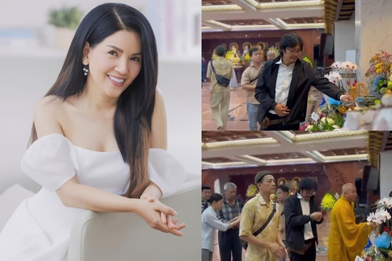 Người cũ khóc nghẹn tại 100 ngày lễ tang Ngọc Trinh
