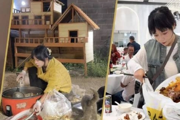 Cô gái đi ăn ké đám cưới suốt 3 năm, gom đồ thừa nuôi hơn 120 con mèo hoang