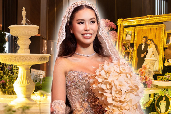 Tiên Nguyễn tung clip nét căng toàn cảnh siêu đám cưới, khung cảnh xa hoa chuẩn 'giới nhà giàu'