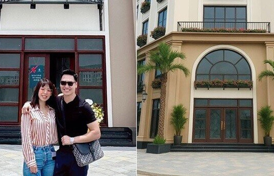 Choáng ngợp trước biệt thự mới toanh của vợ chồng Mạnh Trường