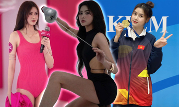 Vẻ gợi cảm của 'bản sao hoa hậu Đỗ Thị Hà' đang gây sốt ở SEA Games 33