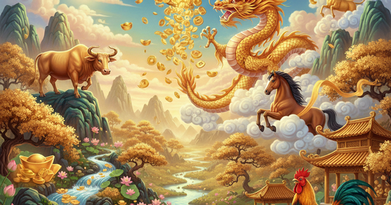 Các con giáp Sửu, Thìn, Ngọ, Dậu đón nhận nhiều vận may, tài lộc và phúc khí từ ngày hôm nay