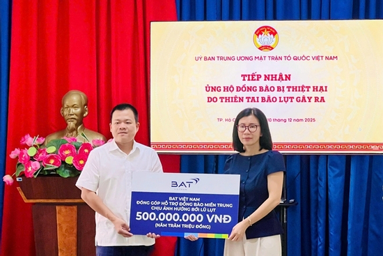 BAT Việt Nam đồng hành hỗ trợ người dân vùng lũ