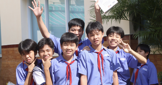 Trường học giữa trung tâm TPHCM, học sinh chỉ phải đóng 10.000 đồng mỗi tháng