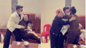 Clip mẹ bật khóc khi con trai đi Nhật 4 năm bỗng về lén ôm mình gây xúc động