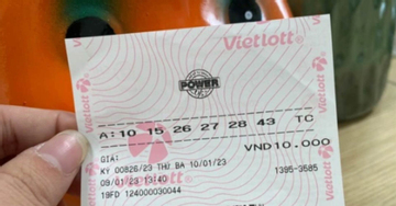 Lộ diện tấm vé Vietlott trúng độc đắc hàng tỷ đồng