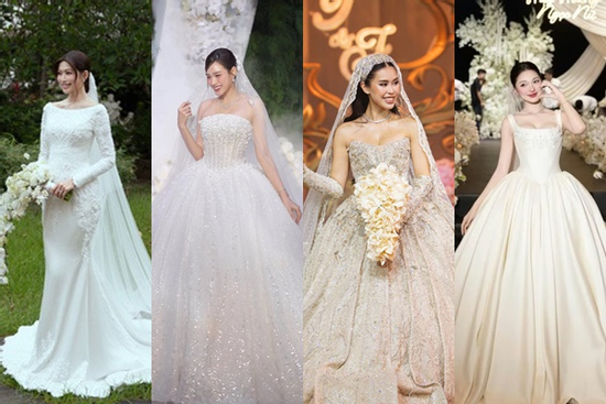 6 cô dâu diện váy cưới đẹp nhất năm 2025: Tiên Nguyễn, Đỗ Thị Hà 'out trình'