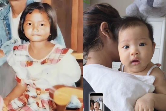 H'Hen Niê gây chú ý khi khoe con gái 3 tháng tuổi giống mẹ