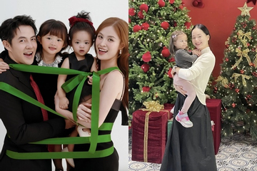 Khoảnh khắc Giáng sinh ấm áp của gia đình nghệ sĩ Việt