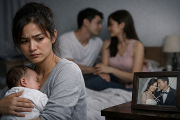 Sinh con, tôi bất an khi chồng quan tâm em gái quá mức và né 