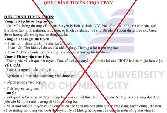 Chiêu lừa mới khiến nhiều trường học TPHCM báo động