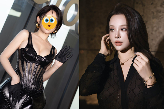 Không thể nhận ra nhan sắc của 'chị đẹp' Huyền Baby bị chụp lén