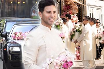 Choáng ảnh cận dàn xe sang và sính lễ hoành tráng chồng Tây mang đi hỏi cưới Tiên Nguyễn