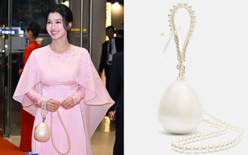 ‘Dâu tỷ phú' Phương Nhi nổi bật tại lễ trao giải, vật dụng trên tay có gì đặc biệt mà được chú ý?