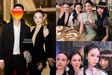 Huyền Baby hiếm hoi sánh đôi ông xã doanh nhân ở đám cưới thượng lưu