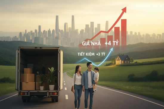 Tích cóp 12 năm được 3,6 tỷ đồng để mua nhà, nhưng giá nhà tăng 4 tỷ sau 2 năm