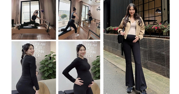 Chìa khóa giúp MC Mai Ngọc giữ vóc dáng gọn gàng, nhanh nhẹn trong thai kỳ
