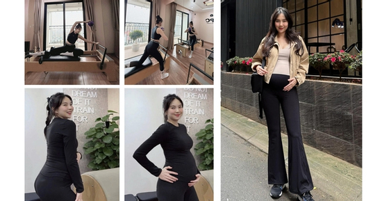 Chìa khóa giúp MC Mai Ngọc giữ vóc dáng gọn gàng, nhanh nhẹn trong thai kỳ