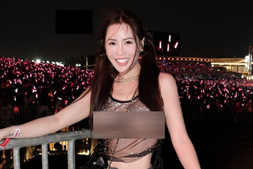 Quế Vân 'mặc như không' ở concert 'Anh trai', khiêu khích dư luận đến bao giờ?