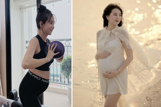 Bất ngờ trước nhan sắc của MC Mai Ngọc dù đang ở tháng cuối của thai kỳ