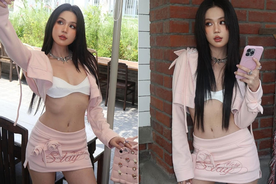 Ngọc Trinh lộ vóc dáng gầy gò