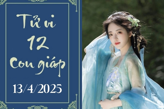 Tử vi 12 con giáp hôm nay ngày 13/4/2025: Tý khó khăn, Mùi ổn định