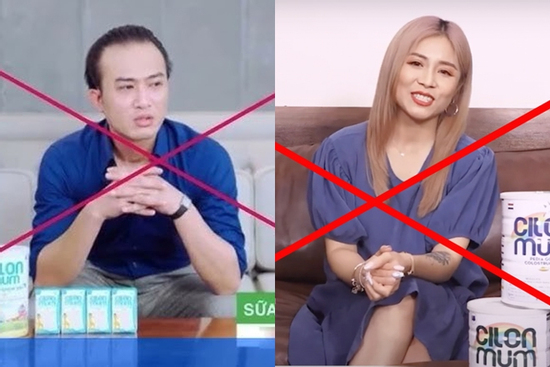 Vì sao chưa xử phạt Doãn Quốc Đam, MC Hoàng Linh quảng cáo sữa giả