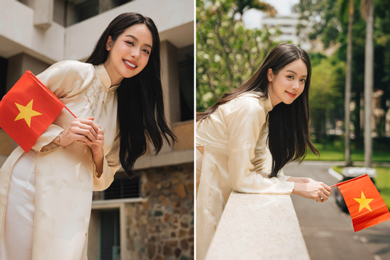 Hoa hậu Việt Nam quê Đà Nẵng gây chú ý với bộ ảnh mừng đại lễ 30/4