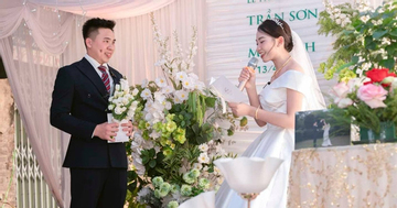 Lấy anh hàng xóm, cô dâu đọc lời thề nguyện khiến chủ rể hết cười lại khóc