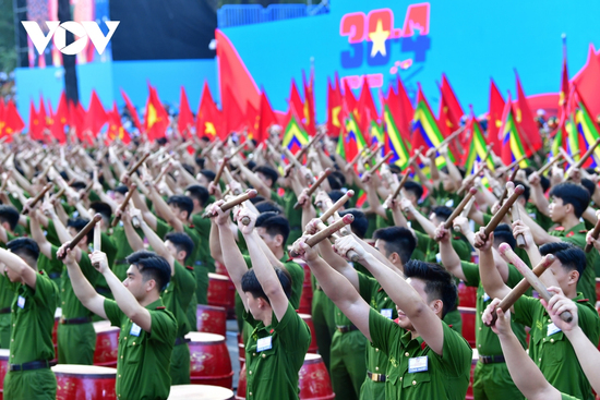 Những hình ảnh ấn tượng trong buổi tổng duyệt diễu binh, diễu hành ở TP.HCM