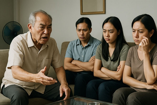 Bố chồng ‘mất tích’ 20 năm bỗng mang mẹ kế về đòi chúng tôi báo hiếu