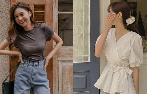 4 mẫu áo mùa hè giúp vóc dáng thon thả hơn