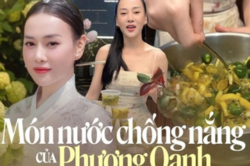 Học Phương Oanh cách làm các loại 'nước chống nắng', trắng da từ bên trong, cho một mùa hè da đẹp dáng xinh