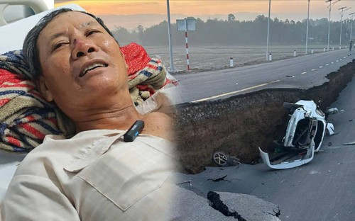 Lời kể rùng mình của đôi vợ chồng trong vụ sập đường dẫn cầu mới khánh thành tại Tây Ninh