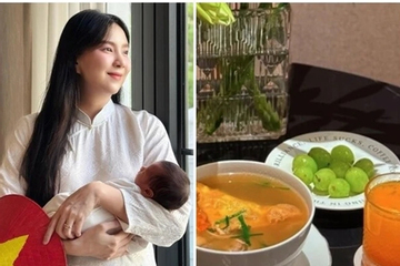 Bất ngờ với những bữa cơm ở cữ của MC Mai Ngọc, không bữa nào giống bữa nào